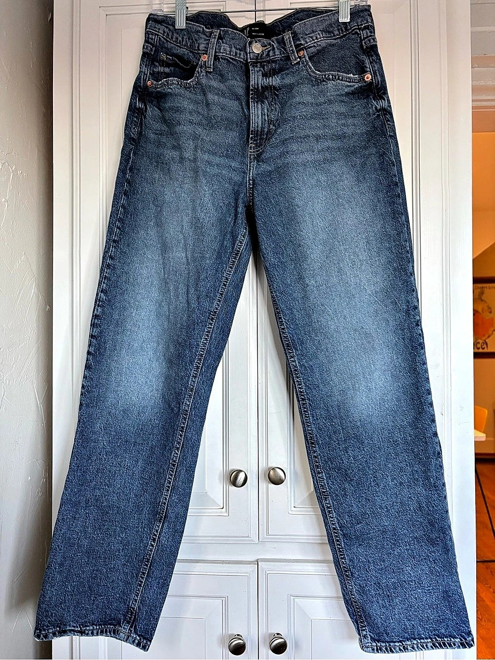 Gap 90s Loose Jeans Straight Leg Jeans Blue Waist 10/30R